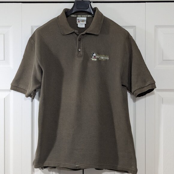 Vintage Walt Disney World Men's Polo Shirt - American Tradition Est. 1971 - Size - Picture 2 of 10